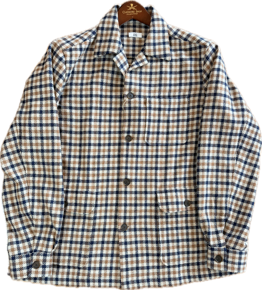 100 Hands Checked Wool Shop Jacket - Multi