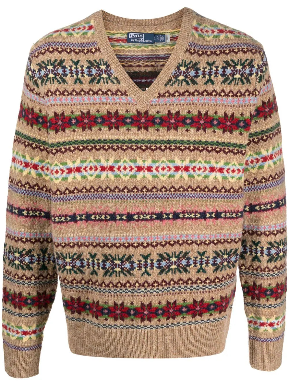 Polo Ralph hotsell Lauren Mens Wool/Cashmere Gray Fair Isle Soft Sweater Pullover Sz M