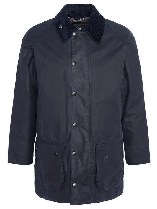 Barbour Beaufort Waxed Jacket - Navy