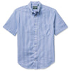 Gitman Vintage Short Sleeve Seersucker Stripe- Blue