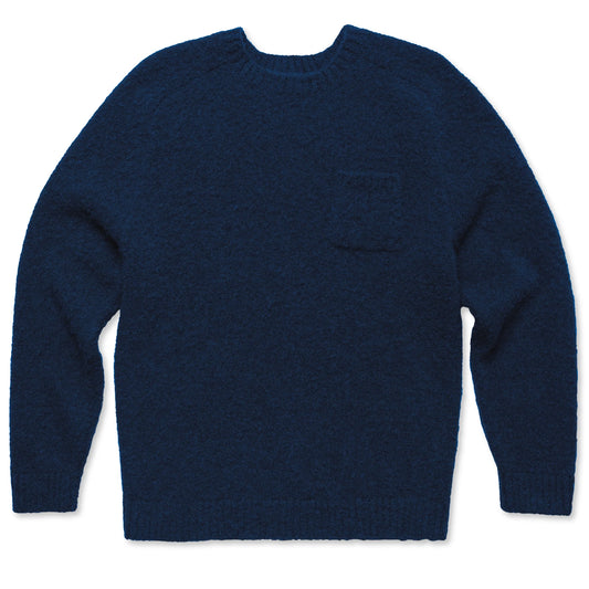 Gitman Vintage Alpaca Sweater - Navy