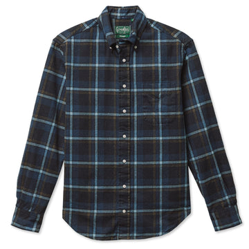 Gitman Vintage Shaggy Check -Blue