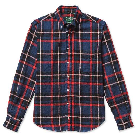 Gitman Vintage Brushed Triple Yarn - Navy