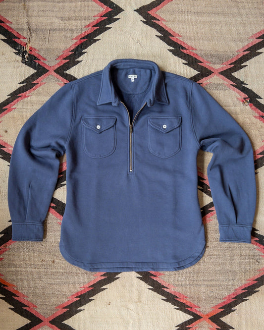 Wythe Half-Zip Sweatshirt - Faded Navy