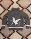 Wythe Alpaca Cardigan - Mallard Flight