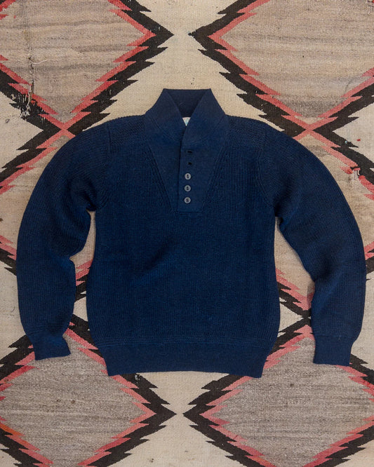 Wythe Alpaca Submariner Henley - Navy