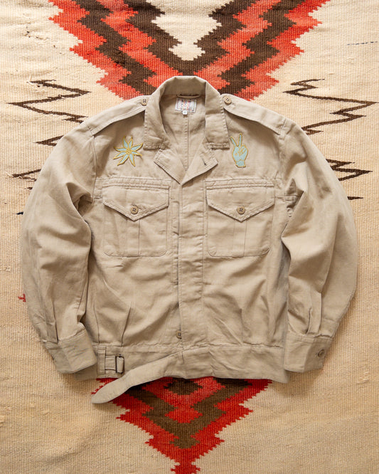 Wythe Cotton/Linen Twill Daytripper Jacket - Camp Khaki