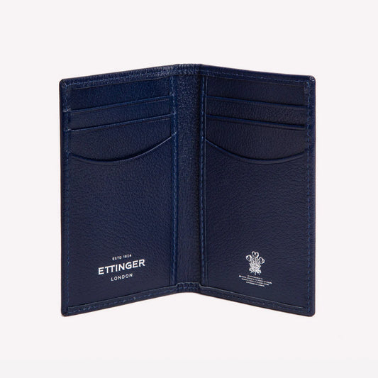 Ettinger Capra Slim Card Case - Marine Blue
