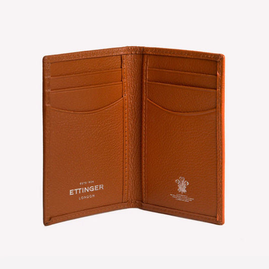 Ettinger Capra Slim Card Case - Tan