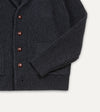 Drake's Lambswool 6-Ply Shawl Collar Cardigan - Charcoal