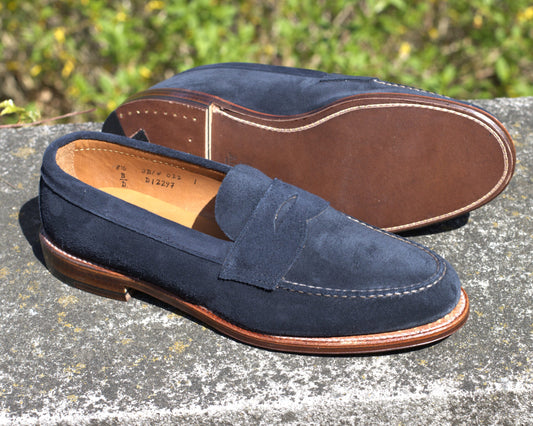 Alden LHS Navy Suede D1229F