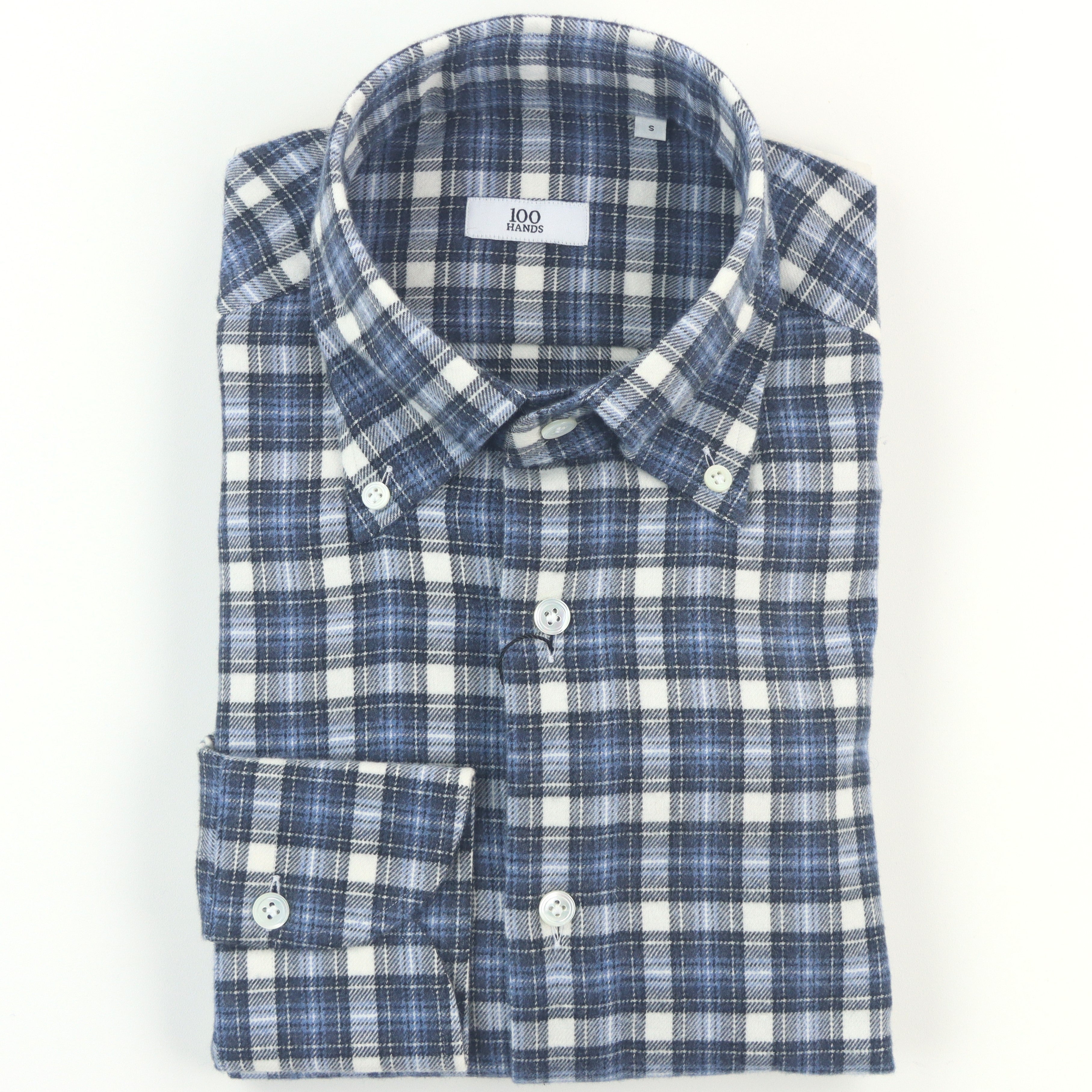 Blue plaid shirt online