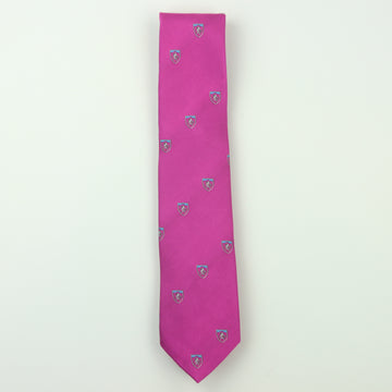 Robert Jensen Crest Club Silk Necktie - Pink
