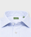 Sid Mashburn University Stripe Western Work Shirt - Blue