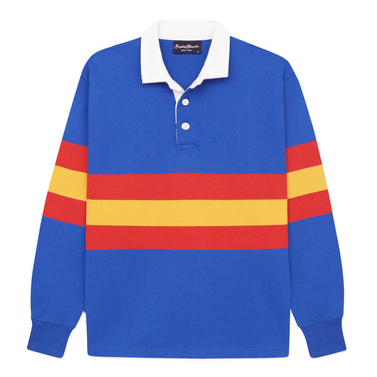 Rowing Blazers Climber Stripe Rugby - Blue/Red/Gold