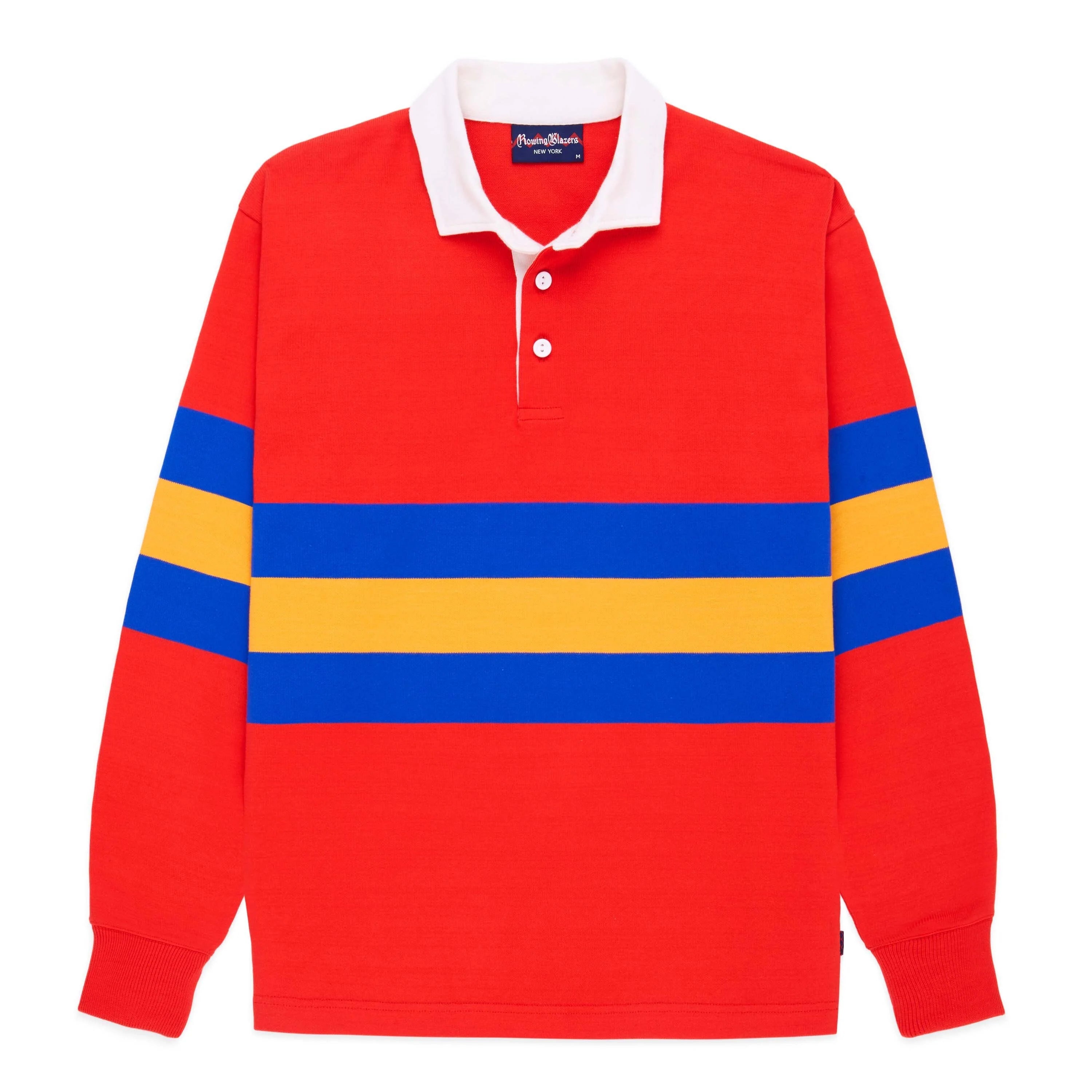 Rowing Blazers Climber Stripe Rugby Red Yellow Blue