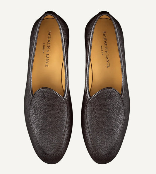 Baudoin & Lange Sagan Classic Plain Deerskin Loafers