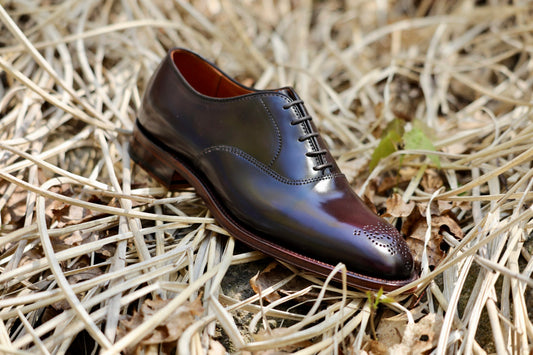 Alden Medallion Toe Bal Color 8 Cordovan D1314