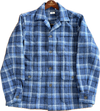 100 Hands Harris Tweed Shop Jacket - Blue/Navy