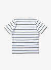 Beams Plus x Sperry Pocket Tee Stripe - White