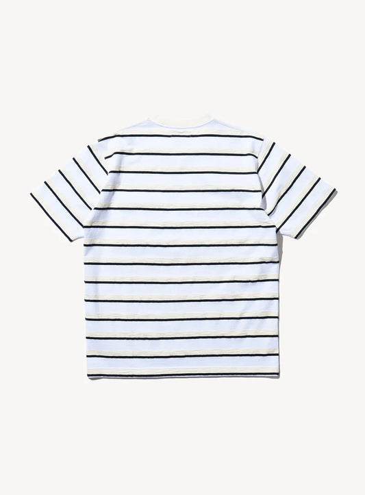 Beams Plus x Sperry Pocket Tee Stripe - White