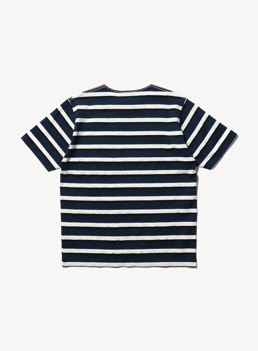 Beams Plus x Sperry Pocket Tee Stripe - Navy