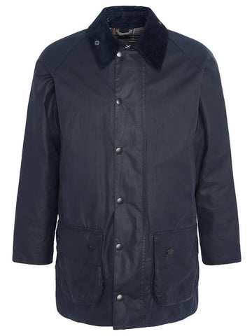 Barbour Beaufort Waxed Jacket - Navy