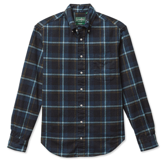 Gitman Vintage Shaggy Check -Blue