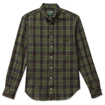 Gitman Vintage Cotton Tweed Check - Green