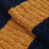 Corgi Rugby Stripe Donegal Wool Socks - Gold/Navy