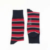Corgi Queen's Dragoon Guards Regimental Cotton Socks - Navy/Red