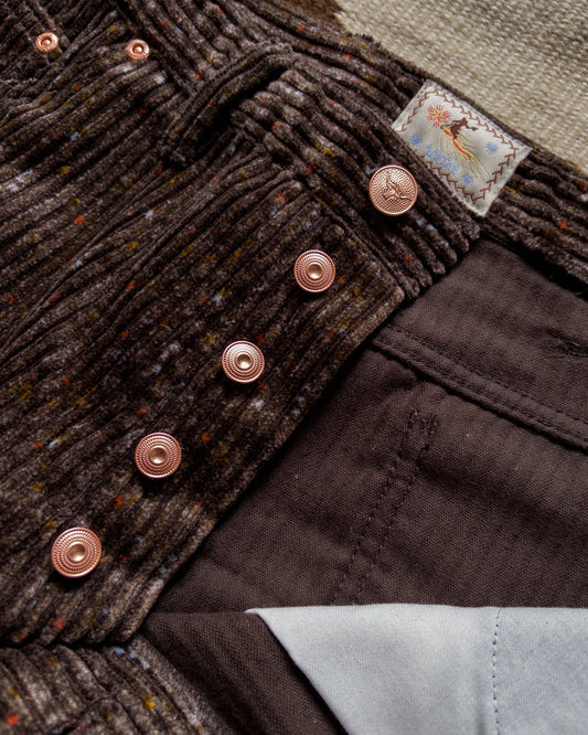 Wythe Donegal Corduroy Five Pocket Pants - Rustic Brown