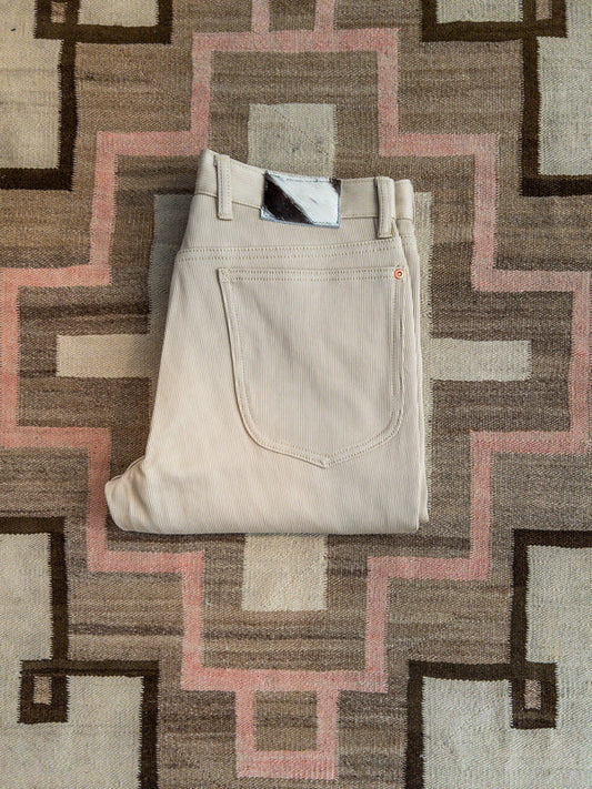 Wythe Bedford Cord Five Pocket Pants - Off White