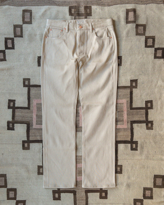 Wythe Bedford Cord Five Pocket Pants - Off White