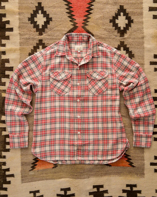 Wythe Washed Flannel Workshirt - Cherry Blossom