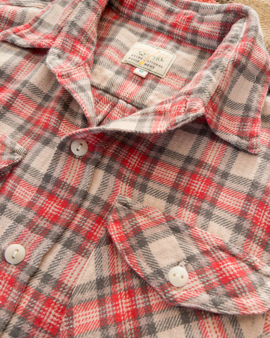 Wythe Washed Flannel Workshirt - Cherry Blossom