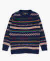 Howlin' A Woolen Wonder Shetland Sweater - Navy