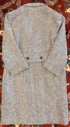 Wythe Herringbone Polo Coat - Black/Cream