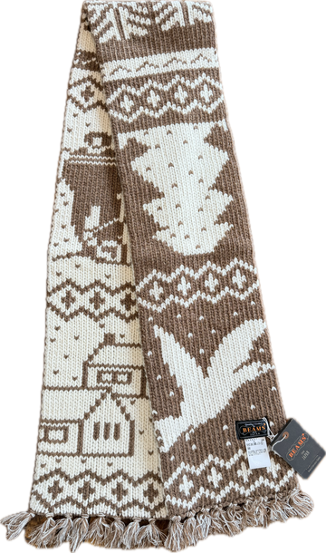 Beams Plus Mallard Wool Scarf – Bark