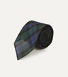 Blackwatch Fine Woven Grenadine Silk Hand Rolled Tie