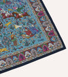 Drake's Floral Mughal Print Wool-Silk Bandana - Navy