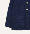 Drake's Linen Five-Pocket Chore Jacket - Navy