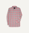 Drake's Madras Check Cotton Button-Down Shirt - Pink/Green