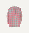 Drake's Madras Check Cotton Button-Down Shirt - Pink/Green