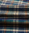 Drake's Check Cotton Two-Pocket Work Shirt - Indigo