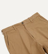 Drake's Cotton Flat Front Chino - Tobacco