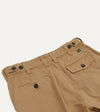 Drake's Cotton Flat Front Chino - Tobacco