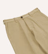 Drake's Cotton Flat Front Chino - Sand