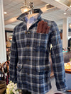 100 Hands Harris Tweed Shop Jacket - Blue/Navy