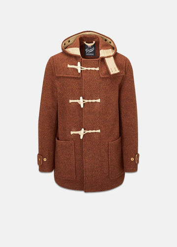 Gloverall Mid Monty Duffle Coat - Rust